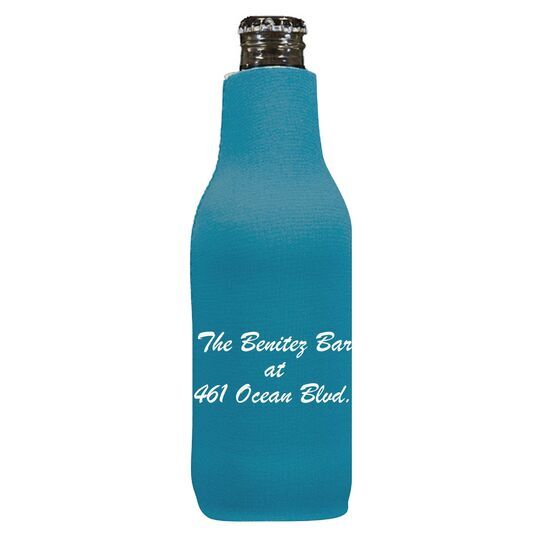 Any Text You Want Bottle Koozie